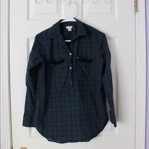 J. Crew Buttondown Tunic-like Shirt